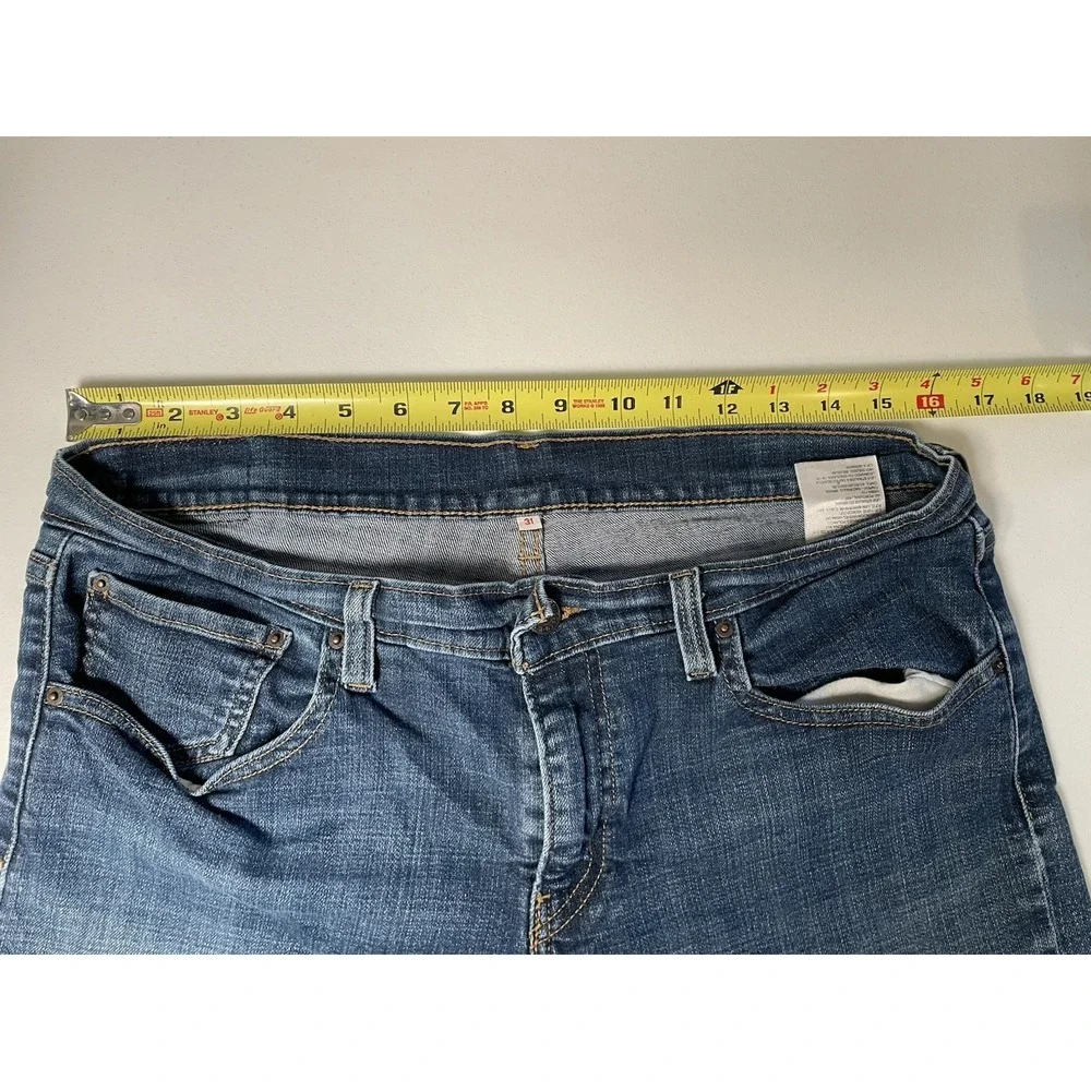 Bundle Women's LEVI'S SHORTS 31 Blue Denim Jean Bermuda Casual Western Levis